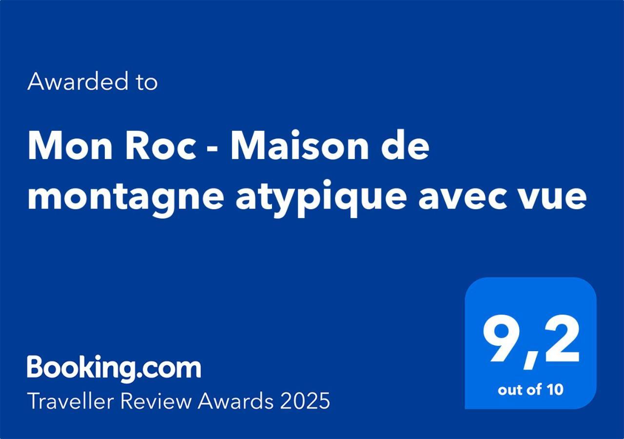 Mon Roc - Maison De Montagne Atypique Avec Vue Ла Грав Екстериор снимка